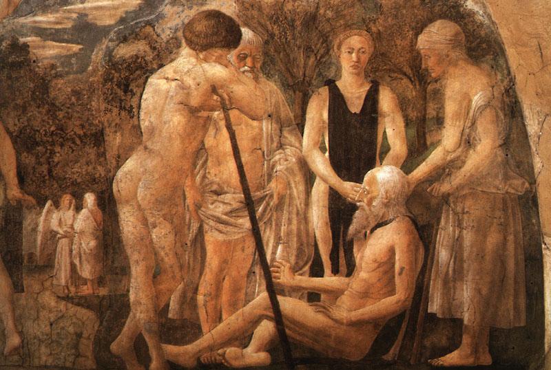 Piero della Francesca The Death of Adam, detail of Adam and his Children China oil painting art